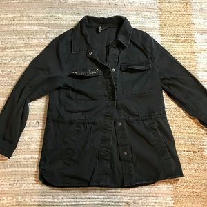 Dark gray utility jacket